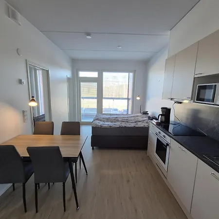 公寓 2nd Floor, 33m2 1-bedroom App, Sauna, Close To The Shop, Airport And Train Station *