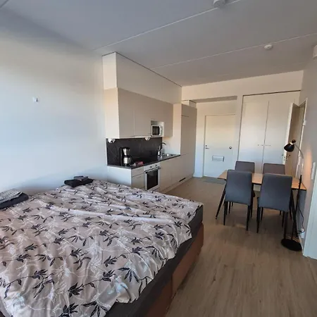 2nd Floor, 33m2 1-bedroom App, Sauna, Close To The Shop, Airport And Train Station *